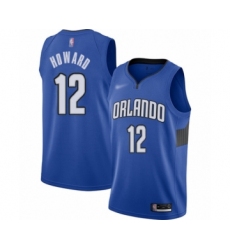 Men's Orlando Magic #12 Dwight Howard Swingman Blue Finished Basketball Jersey - Statement Edition