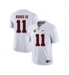 Alabama Crimson Tide 11 Henry Ruggs III White College Football Jersey