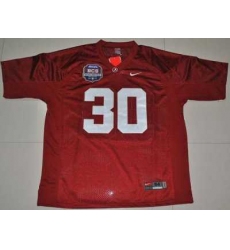 Crimson Tide #30 Donot Hightower Red 2012 BCS Championship Patch Embroidered NCAA Jersey