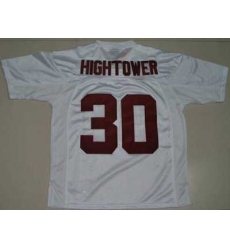 Crimson Tide #30 Donot Hightower White Embroidered NCAA Jersey