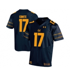 California Golden Bears 17 Chris Conte Navy College Football Jersey