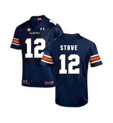 Auburn Tigers 12 Eli Stove Navy College Football Jersey