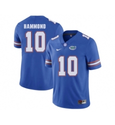 Florida Gators 10 Josh Hammond Blue College Football Jersey