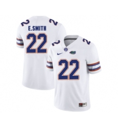 Florida Gators 22 E.Smith White College Football Jersey