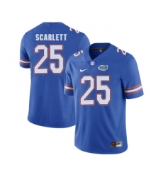 Florida Gators 25 Jordan Scarlett Blue College Football Jersey