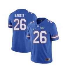 Florida Gators 26 Marcell Harris Blue College Football Jersey