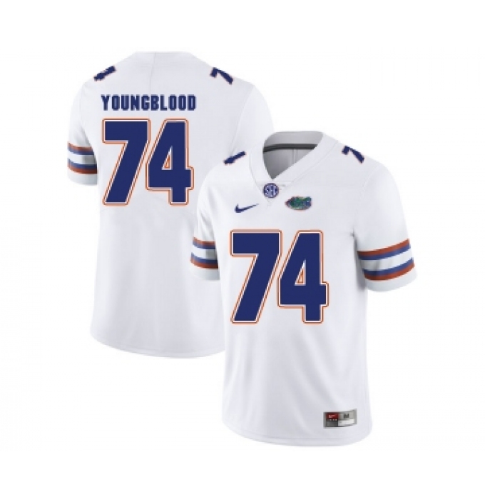 Florida Gators 74 Jack Youngblood White College Football Jersey