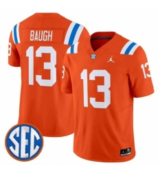 Men's Florida Gators #13 Jadan Baugh Orange 1960s Throwback F U S E Vapor Limited Stitched Football Jersey