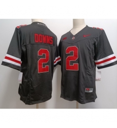 Men's Ohio State Buckeyes Caleb Downs #2 Black F U S E Stitched NCAA Football Jersey