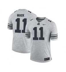 Ohio State Buckeyes 11 Austin Mack Gray College Football Jersey