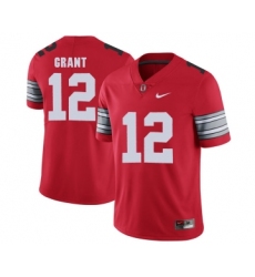 Ohio State Buckeyes 12 Doran Grant Red 2018 Spring Game College Football Limited Jersey