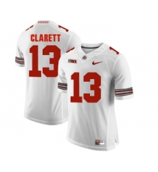 Ohio State Buckeyes 13 Maurice Clarett White College Football Jersey