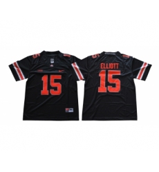 Ohio State Buckeyes 15 Ezekiel Elliott Black College Football Jersey