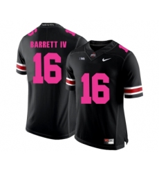 Ohio State Buckeyes 16 J.T. Barrett Black 2018 Breast Cancer Awareness College Football Jersey