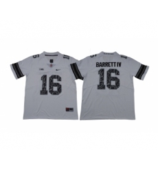 Ohio State Buckeyes 16 J.T. Barrett IV White College Football Jersey