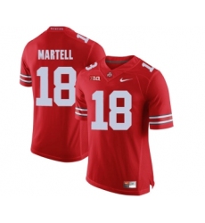 Ohio State Buckeyes 18 Tate Martell Red College Football Jersey