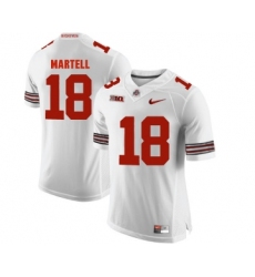 Ohio State Buckeyes 18 Tate Martell White College Football Jersey