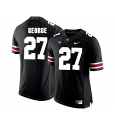 Ohio State Buckeyes 27 Eddie George Black College Football Jersey