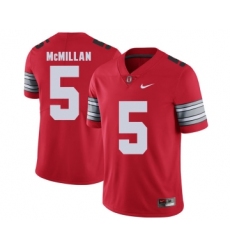 Ohio State Buckeyes 5 Raekwon McMillan Red 2018 Spring Game College Football Limited Jersey