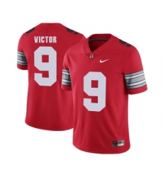 Ohio State Buckeyes 9 Binjimen Victor Red 2018 Spring Game College Football Limited Jersey