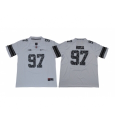 Ohio State Buckeyes 97 Nick Bosa White College Football Jersey