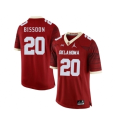 Oklahoma Sooners 20 Najee Bissoon Red 47 Game Winning Streak College Football Jersey