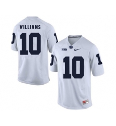 Penn State Nittany Lions 10 Trevor Williams White College Football Jersey