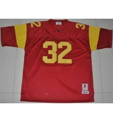 Trojans #32 O.J. Simpson Red Embroidered NCAA Jersey