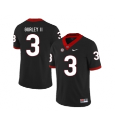 Georgia Bulldogs 3 Todd Gurley II Black Nike College Football Jersey