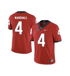 Georgia Bulldogs 4 Keith Marshall Red Nike College Football Jersey