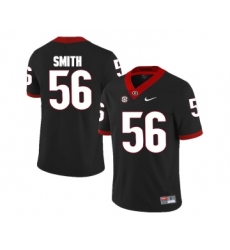 Georgia Bulldogs 56 Garrison Smith Black College Football Jersey