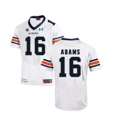 Auburn Tigers 16 Devin Adams White College Football Jersey