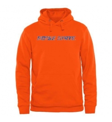 Boise State Broncos Orange Classic Wordmark Pullover Hoodie