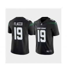 Men's New York Jets #19 Joe Flacco Black Vapor Limited Stitched Jersey