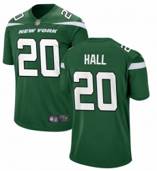 Men's New York Jets #20 Breece Hall Nike Gotham Green 2022 NFL Draft First Round Pick Limited Jersey