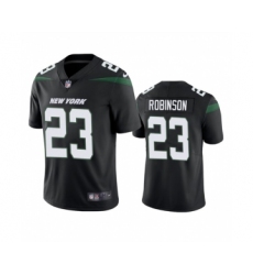 Men's New York Jets #23 James Robinson Black Vapor Untouchable Limited Stitched Jersey
