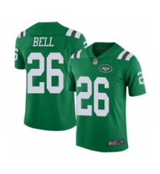 Men's New York Jets #26 Le Veon Bell Elite Green Rush Vapor Untouchable Football Jersey