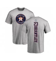 Baseball Houston Astros #23 Michael Brantley Ash Backer T-Shirt