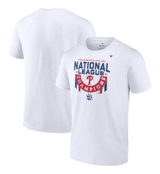 Men's Philadelphia Phillies Fanatics Branded White 2022 National League Champions Locker Room T-Shirt
