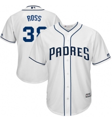 Youth Majestic San Diego Padres #38 Tyson Ross Replica White Home Cool Base MLB Jersey