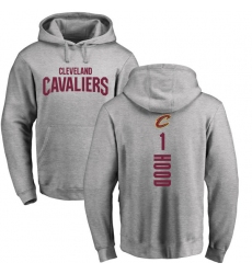 NBA Nike Cleveland Cavaliers #1 Rodney Hood Ash Backer Pullover Hoodie