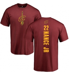 NBA Nike Cleveland Cavaliers #22 Larry Nance Jr. Maroon Backer T-Shirt