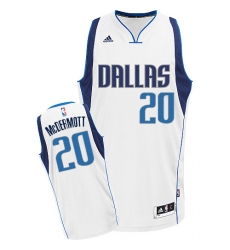 Youth Adidas Dallas Mavericks #20 Doug McDermott Swingman White Home NBA Jersey
