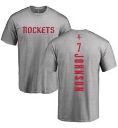NBA Nike Houston Rockets #7 Joe Johnson Ash Backer T-Shirt