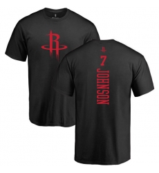 NBA Nike Houston Rockets #7 Joe Johnson Black One Color Backer T-Shirt