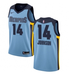 Women's Nike Memphis Grizzlies #14 Brice Johnson Swingman Light Blue NBA Jersey Statement Edition