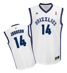 Youth Adidas Memphis Grizzlies #14 Brice Johnson Swingman White Home NBA Jersey