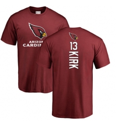 NFL Nike Arizona Cardinals #13 Christian Kirk Maroon Backer T-Shirt