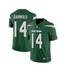 Men's New York Jets #14 Sam Darnold Green Team Color Vapor Untouchable Limited Player Football Jersey