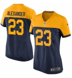Women's Nike Green Bay Packers #23 Jaire Alexander Navy Blue Alternate Vapor Untouchable Elite Player NFL Jersey